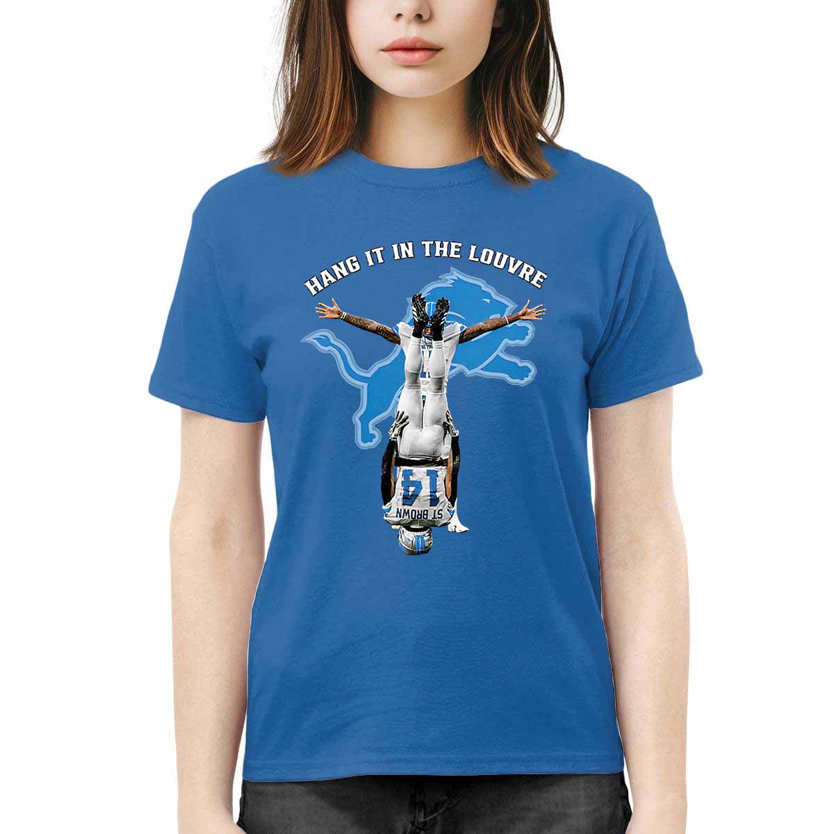 Amon Ra St. Brown Hang It In The Louvre Shirt Amon Ra St. Brown Hang It In The Louvre Shirt