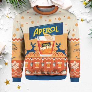 Aperol Spritz Orange Ugly Christmas Sweater
