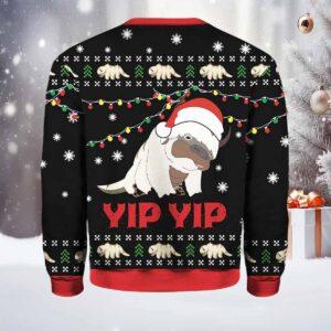 Appa Sky Bison Yip Yip Ugly Christmas Sweater 1 Appa Sky Bison Yip Yip Ugly Christmas Sweater