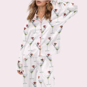 Apres Ski Dirty Martini Satin Pajama Set Apres Ski Dirty Martini Satin Pajama Set