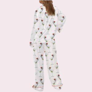 Apres Ski Dirty Martini Satin Pajama Set