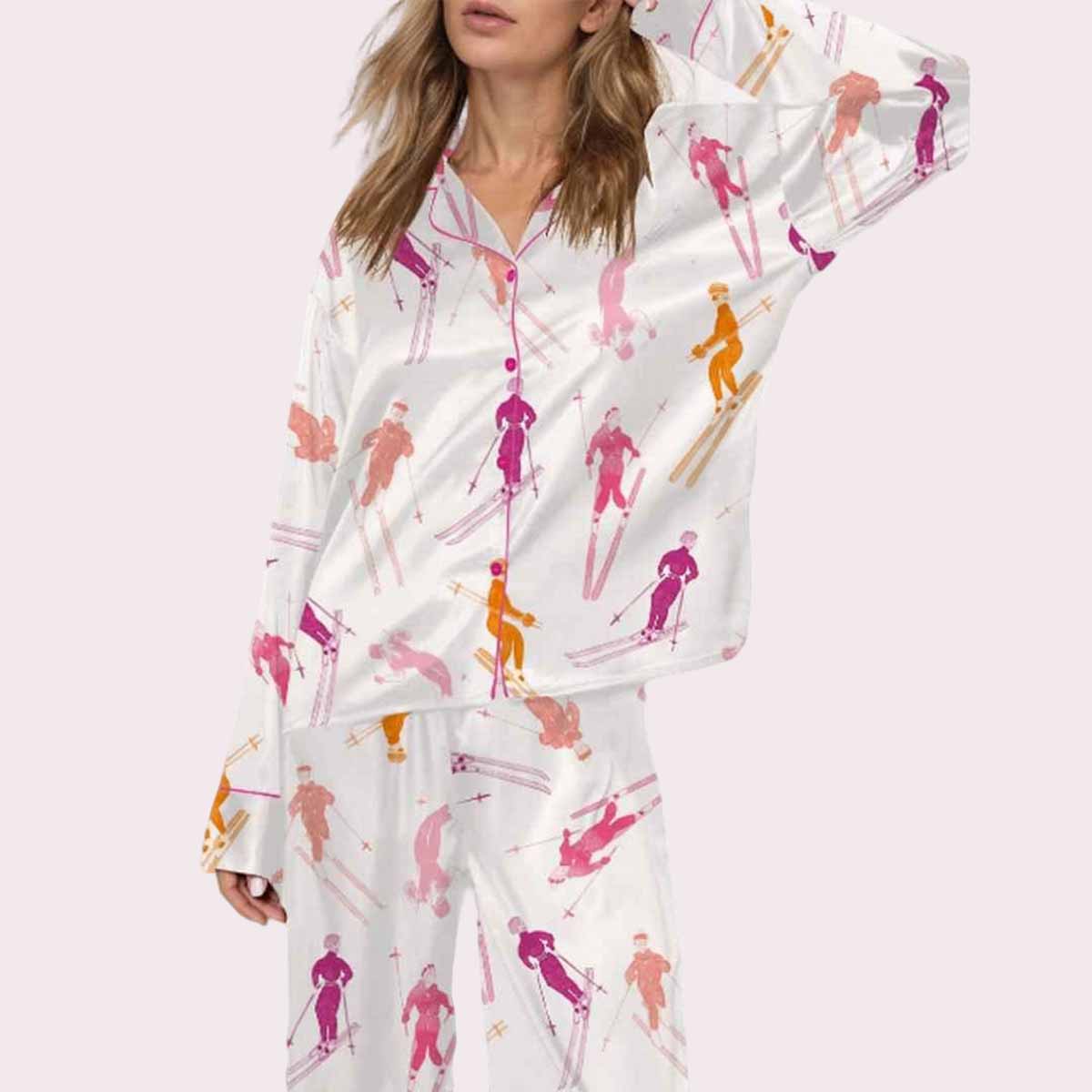 Apres Ski Satin Pajama Set Apres Ski Satin Pajama Set