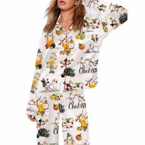 Beer Drinking Snowman Pajama Set Beer Drinking Snowman Pajama Set