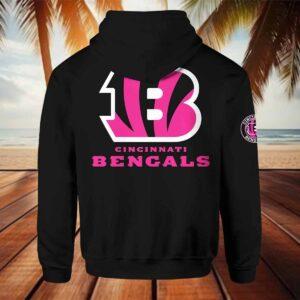 Bengals 2024 October Breast Cancer Awareness Month Hoodie