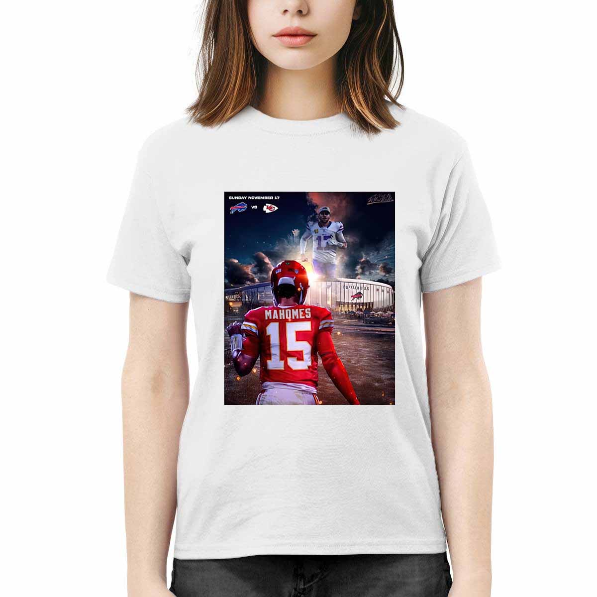 Bills vs Chiefs Patrick Mahomes and Josh Allen Shirt Bills vs Chiefs Patrick Mahomes and Josh Allen Shirt