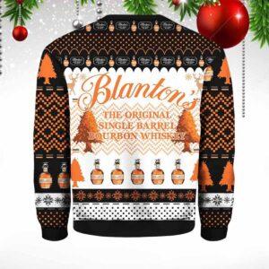 Blanton's Bourbon Whiskey Ugly Christmas Sweater 1 Blanton's Bourbon Whiskey Ugly Christmas Sweater12