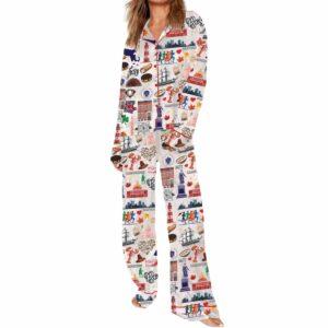 Boston Christmas Pajama Set Boston Christmas Pajama Set