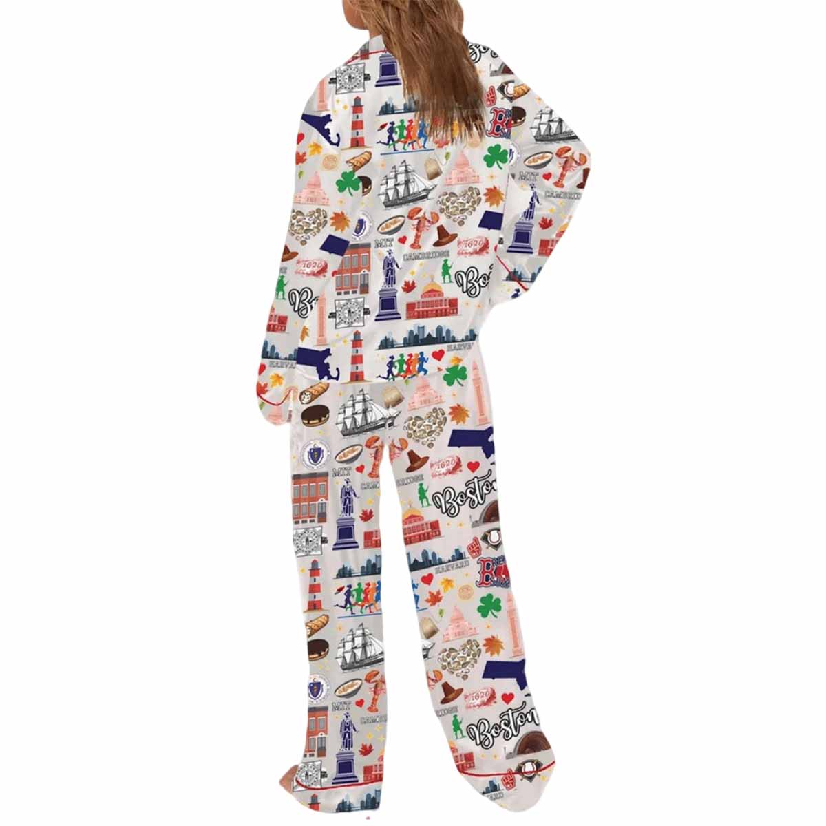 Boston Christmas Pajama Set Boston Christmas Pajama Set