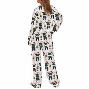 Boujee Santa Champagne Christmas Pajama Set