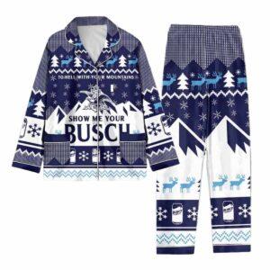 Busch Light Pajamas Christmas Set Busch Light Pajamas Christmas Set