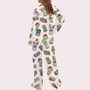 Canned Pickles Christmas Satin Pajama Set 1 Canned Pickles Christmas Satin Pajama Set