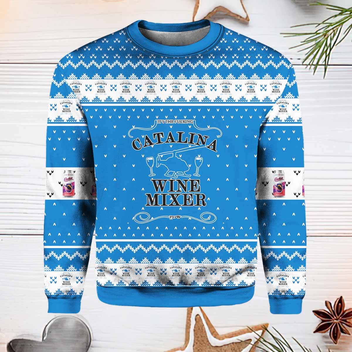 Catalina Wine Mixer Ugly Sweater Catalina Wine Mixer Ugly Christmas Sweater