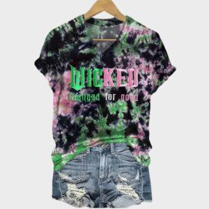 Changed For Good Wicked Movie Tie Dye T-Shirt Changed For Good Wicked Movie Tie Dye T-Shirt