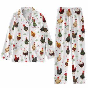 Chicken Christmas Pajama Set