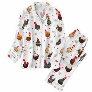 Chicken Christmas Pajama Set