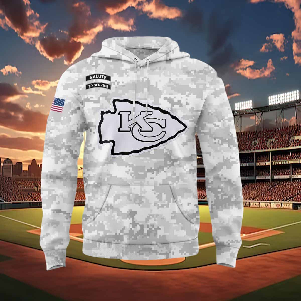 Chiefs 2024 Salute To Service Hoodie Chiefs 2024 Salute To Service Hoodie