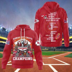 Chiefs Bowl LVIII Champions 2024 Hoodie Chiefs Bowl LVIII Champions 2024 Hoodie