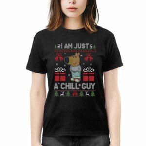 Chill Guy I Am Just A Chill Guy Christmas Sweatshirt