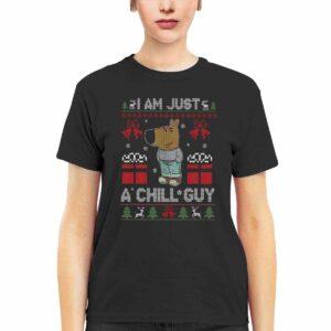Chill Guy I Am Just A Chill Guy Christmas Sweatshirt