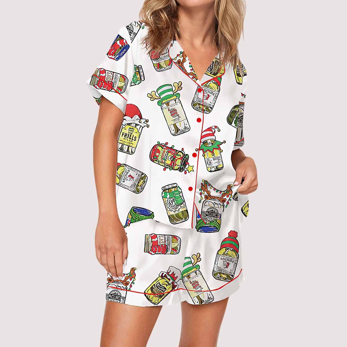 Christmas Canned Pickles Pajama Set Christmas Canned Pickles Pajama Set