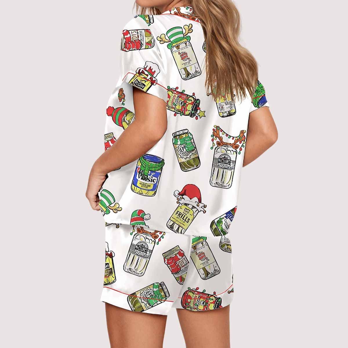 Christmas Canned Pickles Pajama Set Christmas Canned Pickles Pajama Set