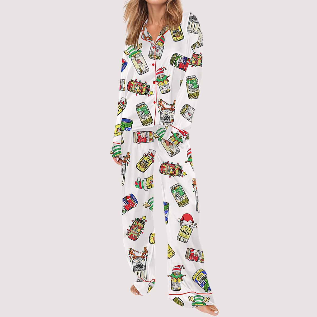 Christmas Canned Pickles Pajama Set Christmas Canned Pickles Pajama Set