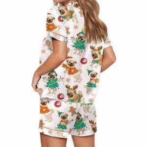 Christmas Dancing French Bulldog Pajama Set
