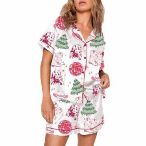 Christmas Dolly Parton Cowgirl Pajama Set Christmas Dolly Parton Cowgirl Pajama Set