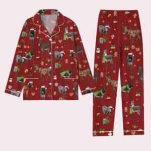 Christmas Donkey Pajamas Set