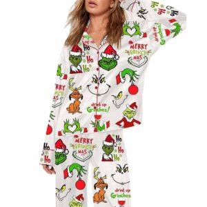Christmas Grnch Pajama Set Christmas Grnch Pajama Set