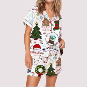 Christmas Lyrics Pajama Set