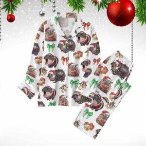 Christmas Moo Deng Pajama Set