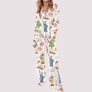Christmas New York Pajama Set 2 Christmas New York Pajama Set