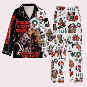 Christmas Terrifier 3 Terror Pajama Set Christmas Terrifier 3 Terror Pajama Set
