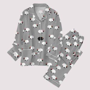 Christmas White Sheep Black Sheep Pajamas Set Christmas White Sheep Black Sheep Pajamas Set