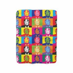 Colorful Donald Trump Blanket