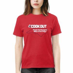 Cook Out Fresh Hamburgers Bbq And Hot Dogs Shirt