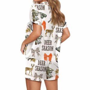 Deer Season Satin Pajama Set 1 Deer Season Satin Pajama Set