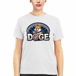 Department Of Government Efficiency Dogecoin Shirt