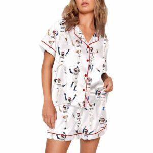 Dodgers Baseball Celebration Dance Christmas Pajama Set