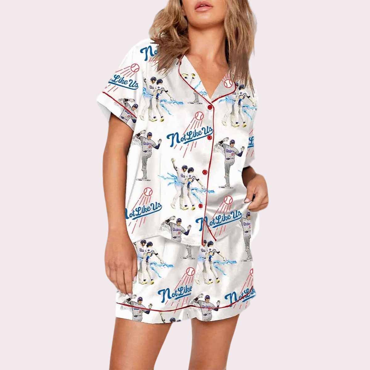 Dodgers Baseball Pajama Set Dodgers Baseball Pajama Set
