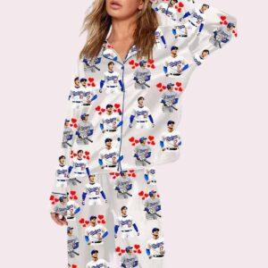 Dodgers Shohei Ohtani Baseball Player Pajama Set Dodgers Shohei Ohtani Baseball Player Pajama Set