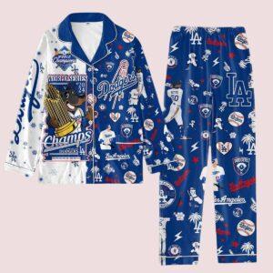 Dodgers World Series Champs 2024 Pajama Set Dodgers World Series Champs 2024 Pajama Set
