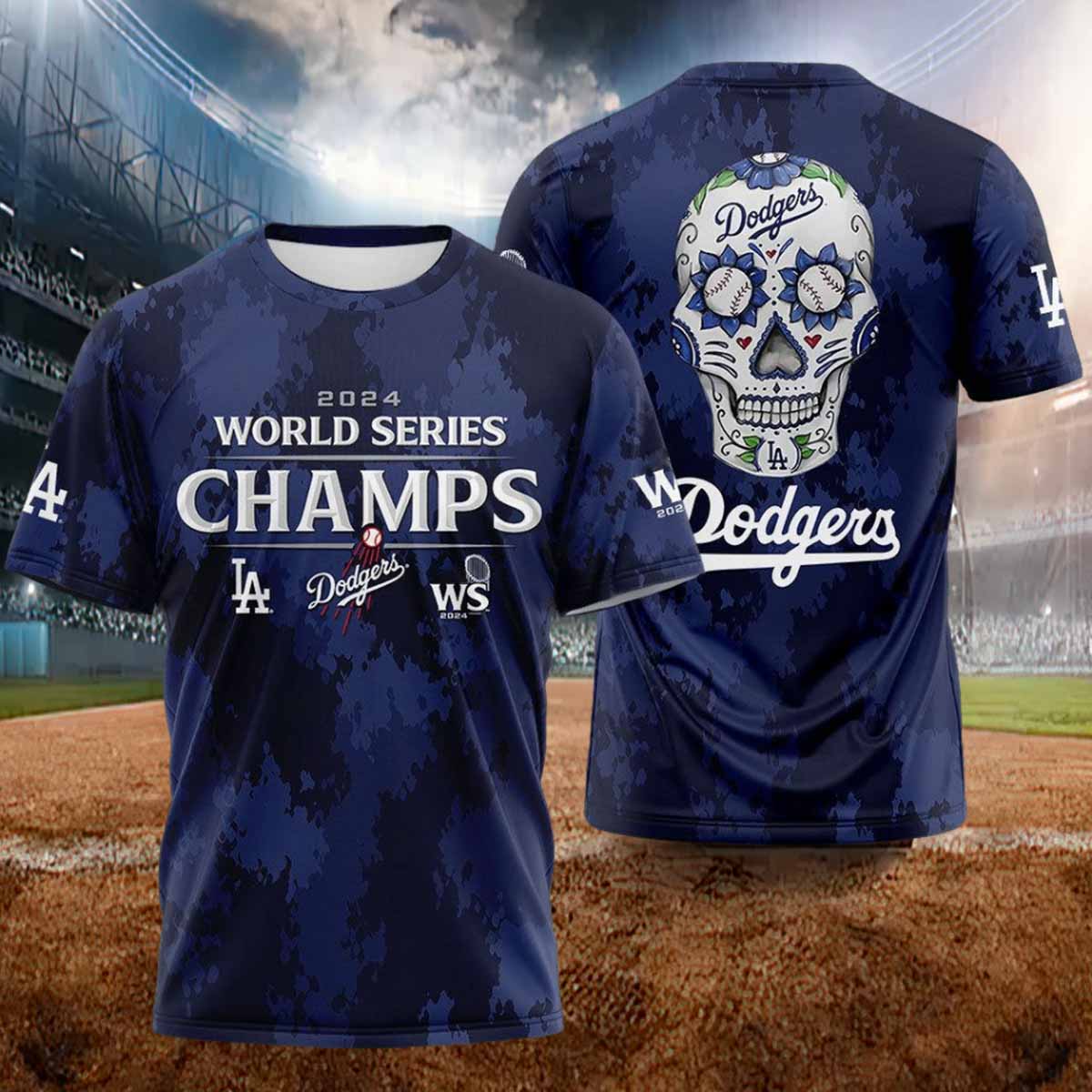 Dodgers World Series Champs Dia De Los Muertos Shirt Dodgers World Series Champs Dia De Los Muertos Shirt