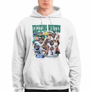 Eagles Exciting Whites Hoodie Eagles Exciting Whites Hoodie