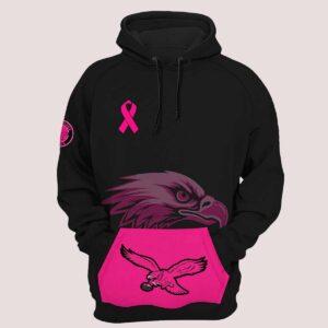 Eagles October Breast Cancer Awareness Month Hoodie Eagles October Breast Cancer Awareness Month Hoodie