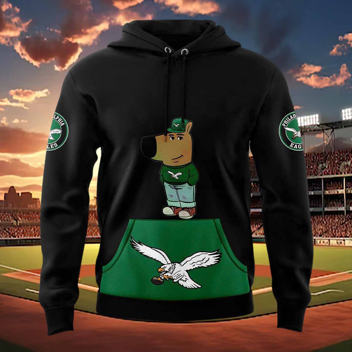 Eagles x Chill Guy 2024 Hoodie Eagles x Chill Guy 2024 Hoodie