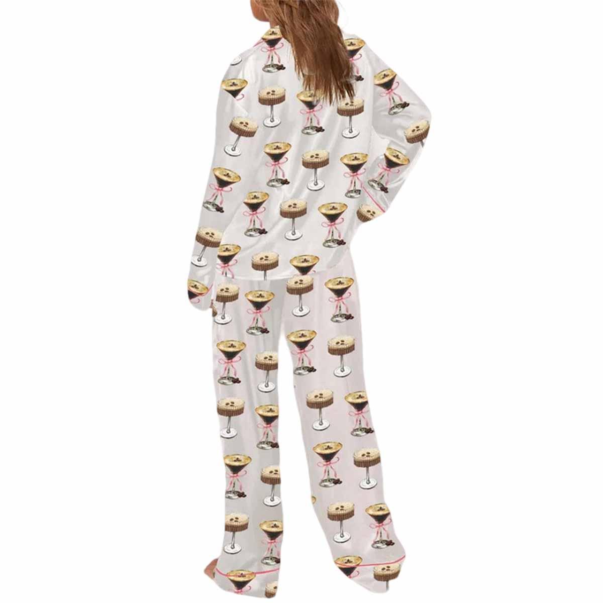 Espresso Martini Pink Bow Pajama Set Espresso Martini Pink Bow Pajama Set