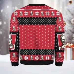 Fast Food KFC Ugly Christmas Sweater 1 Fast Food KFC Ugly Christmas Sweater