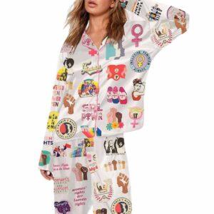 Feminist Girl Power Sorority Woman Pajama Set